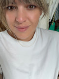Ultra Mini Freshwater Pearl Necklace in 18KT Gold
