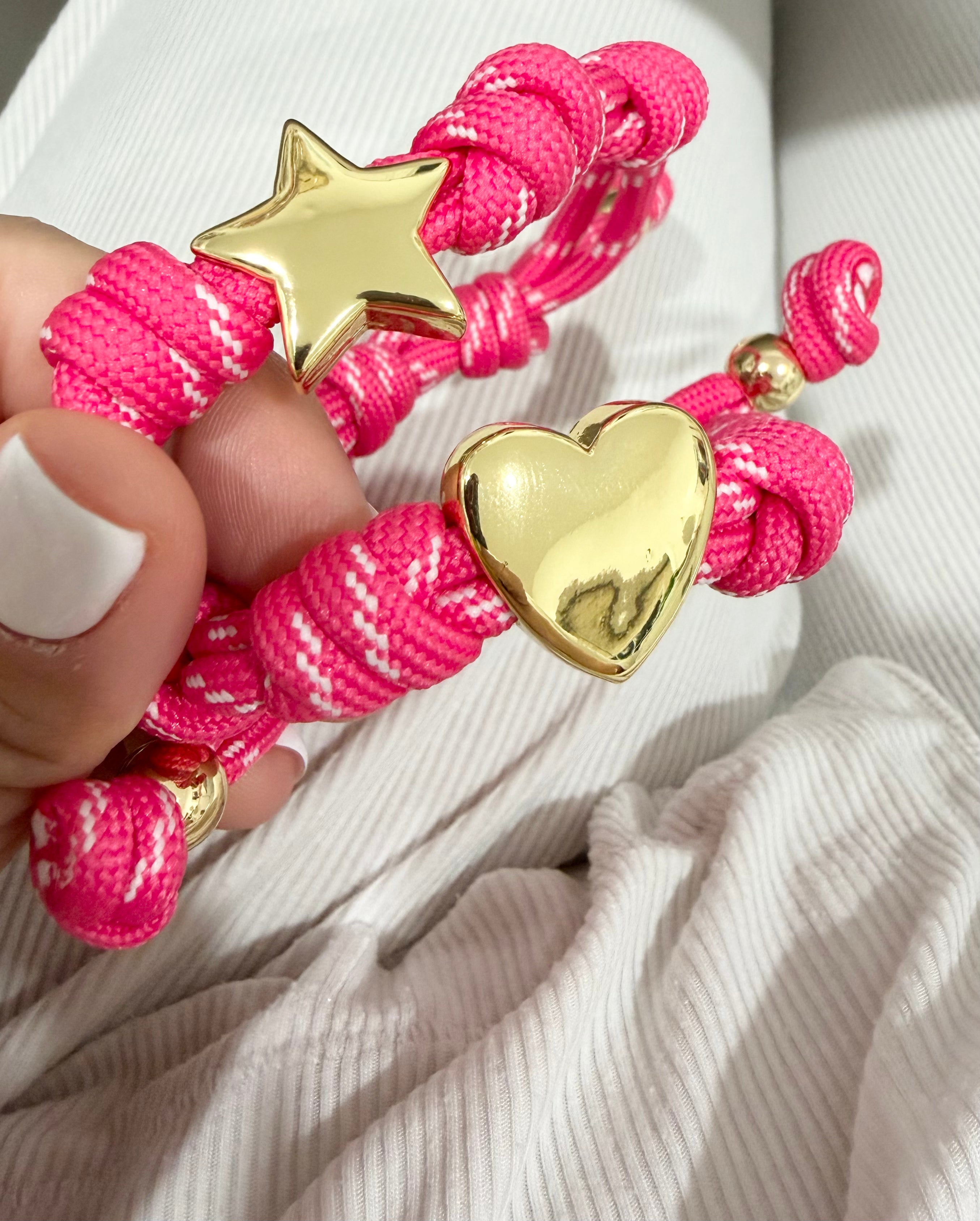 Pink Rope Bracelet