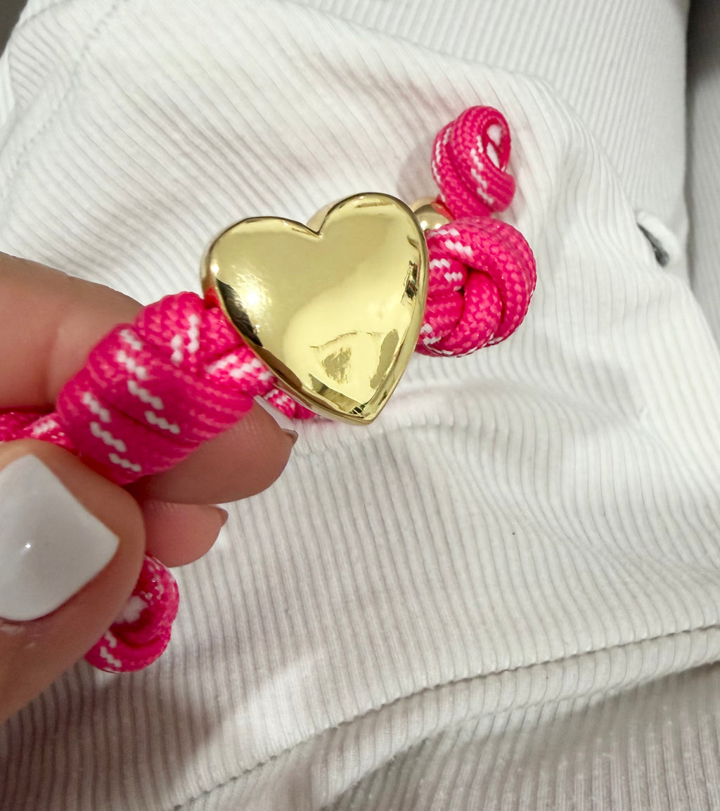 Pink Rope Bracelet