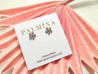 Diamond Flower Studs