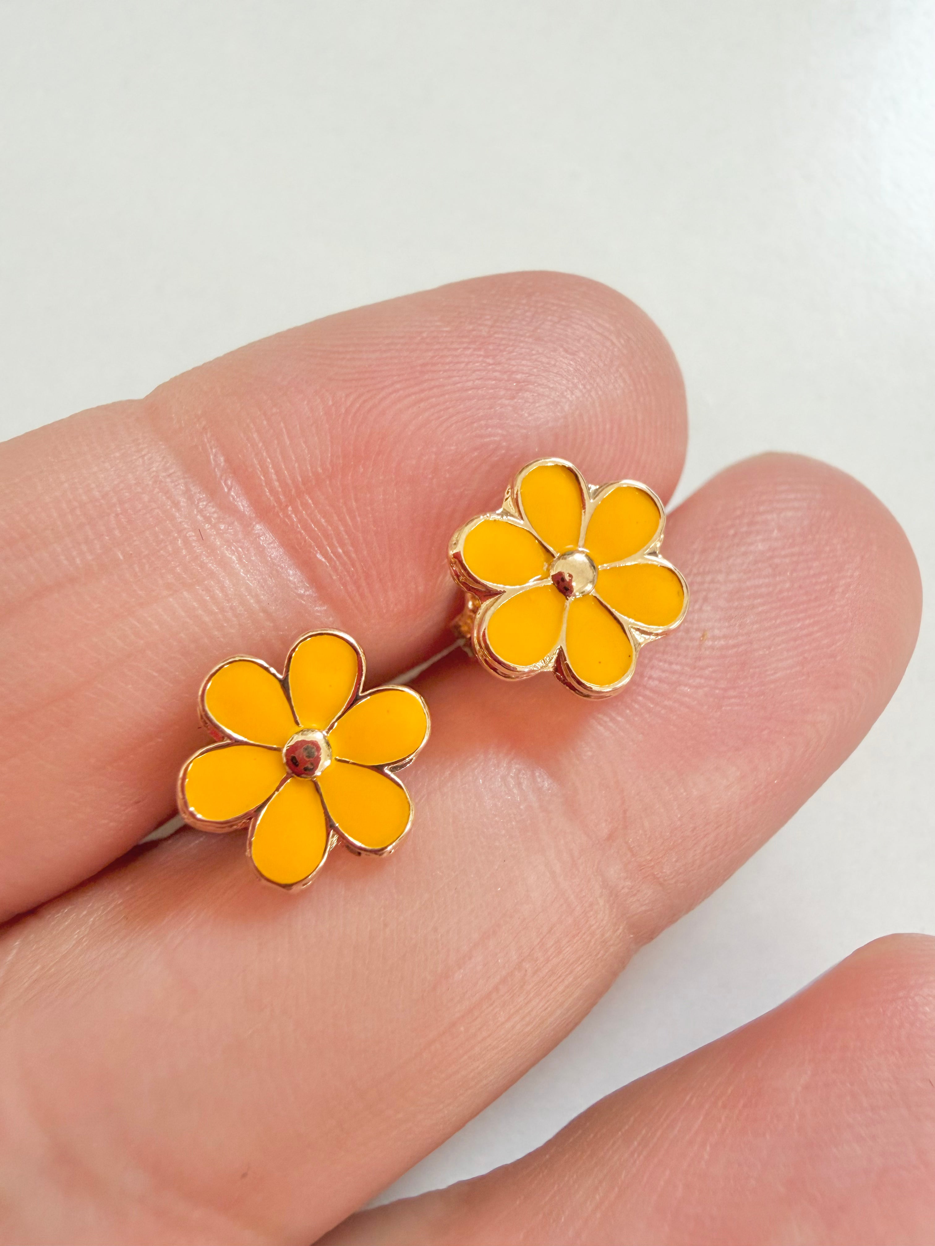 Gold Filled Gerber Daisy Studs
