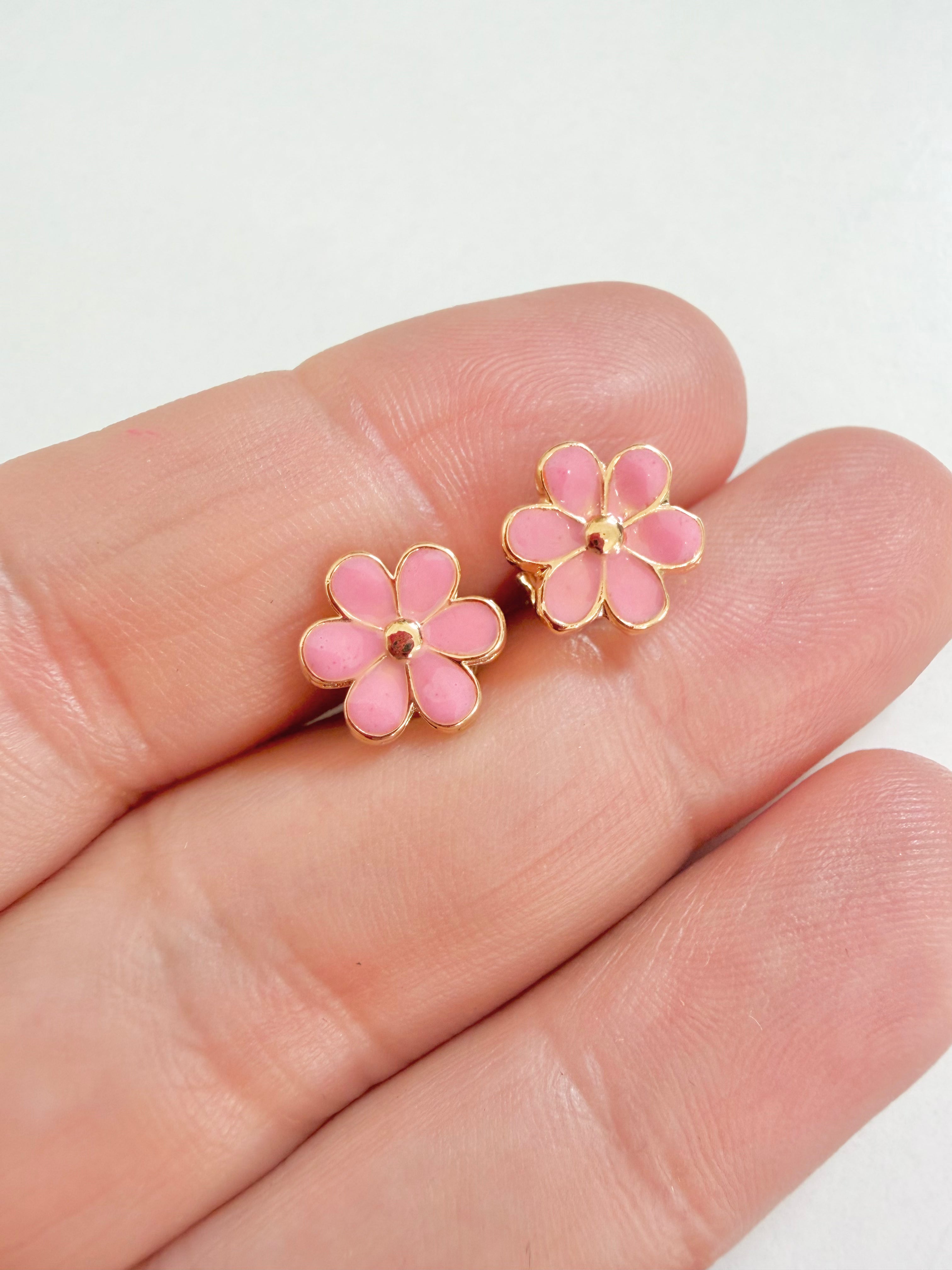 Gold Filled Gerber Daisy Studs