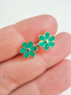 Gold Filled Gerber Daisy Studs