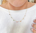Rainbow Drop Necklace