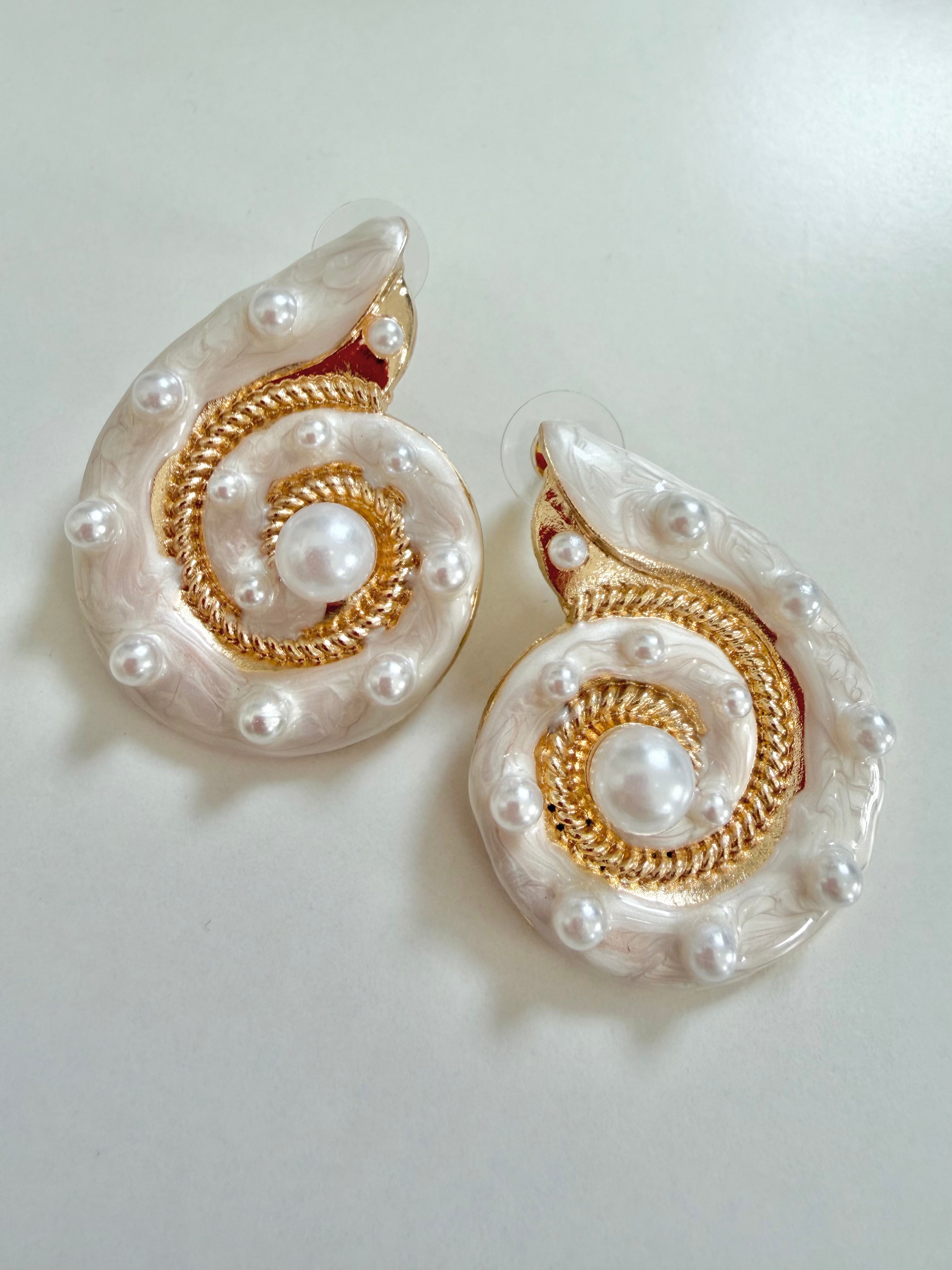 Summer Dreams Shell Studs
