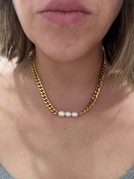 3 Freshwater Pearl Necklace