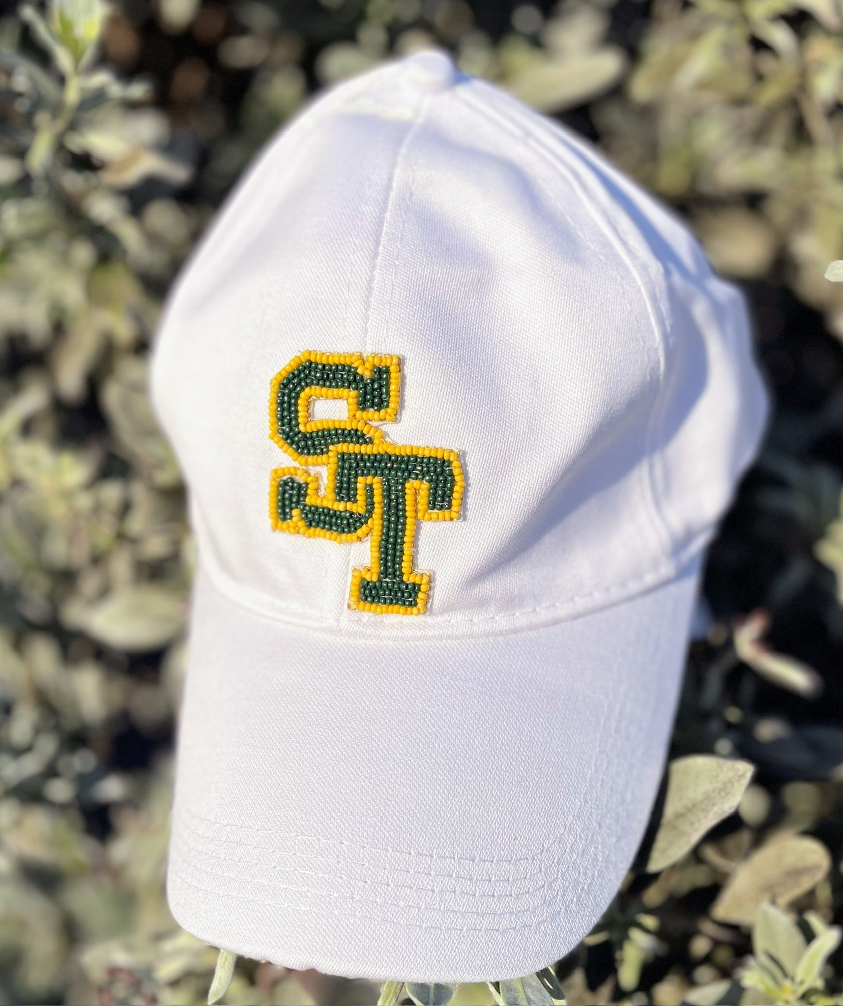School Spirit Beaded Baseball Hats