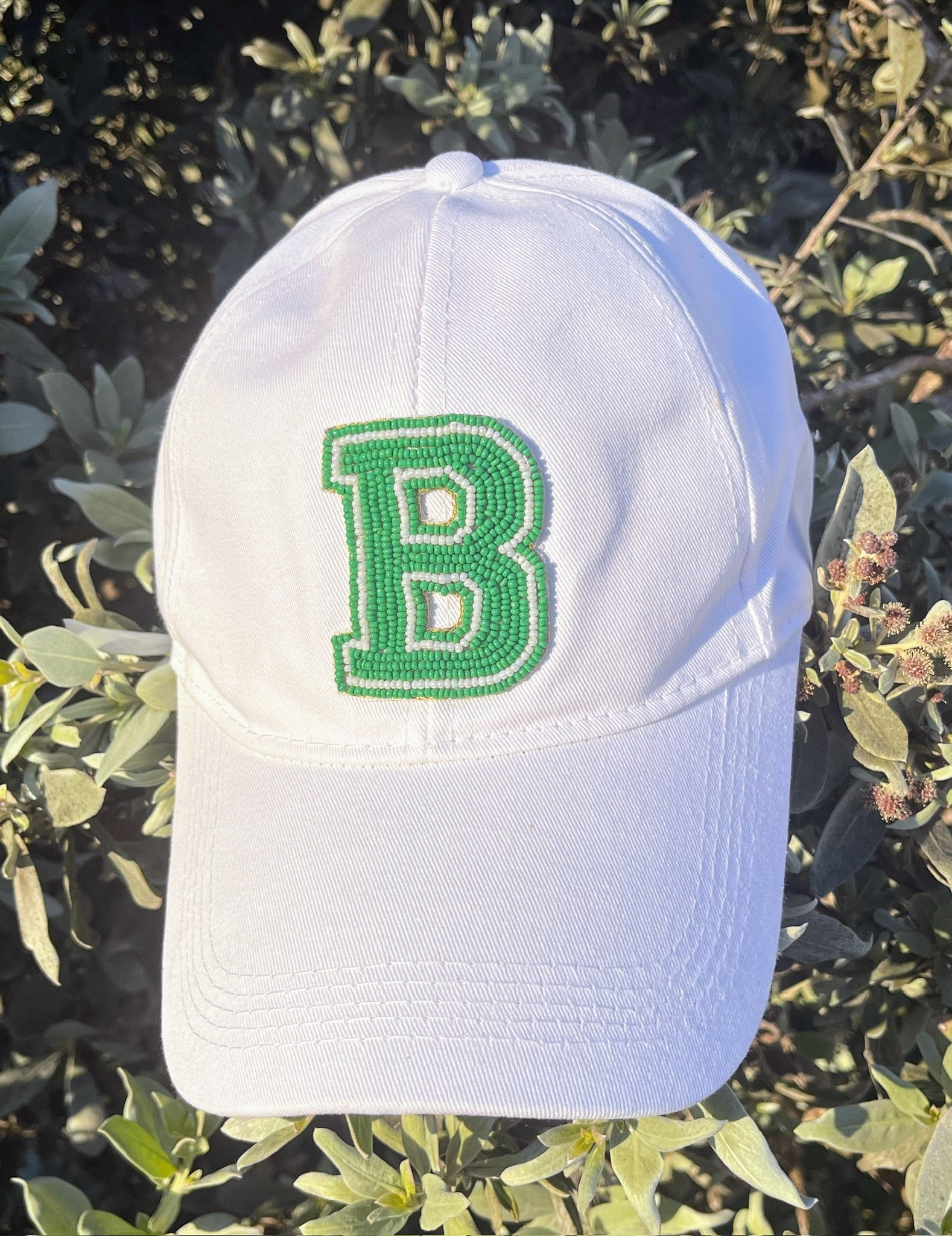 School Spirit Beaded Baseball Hats