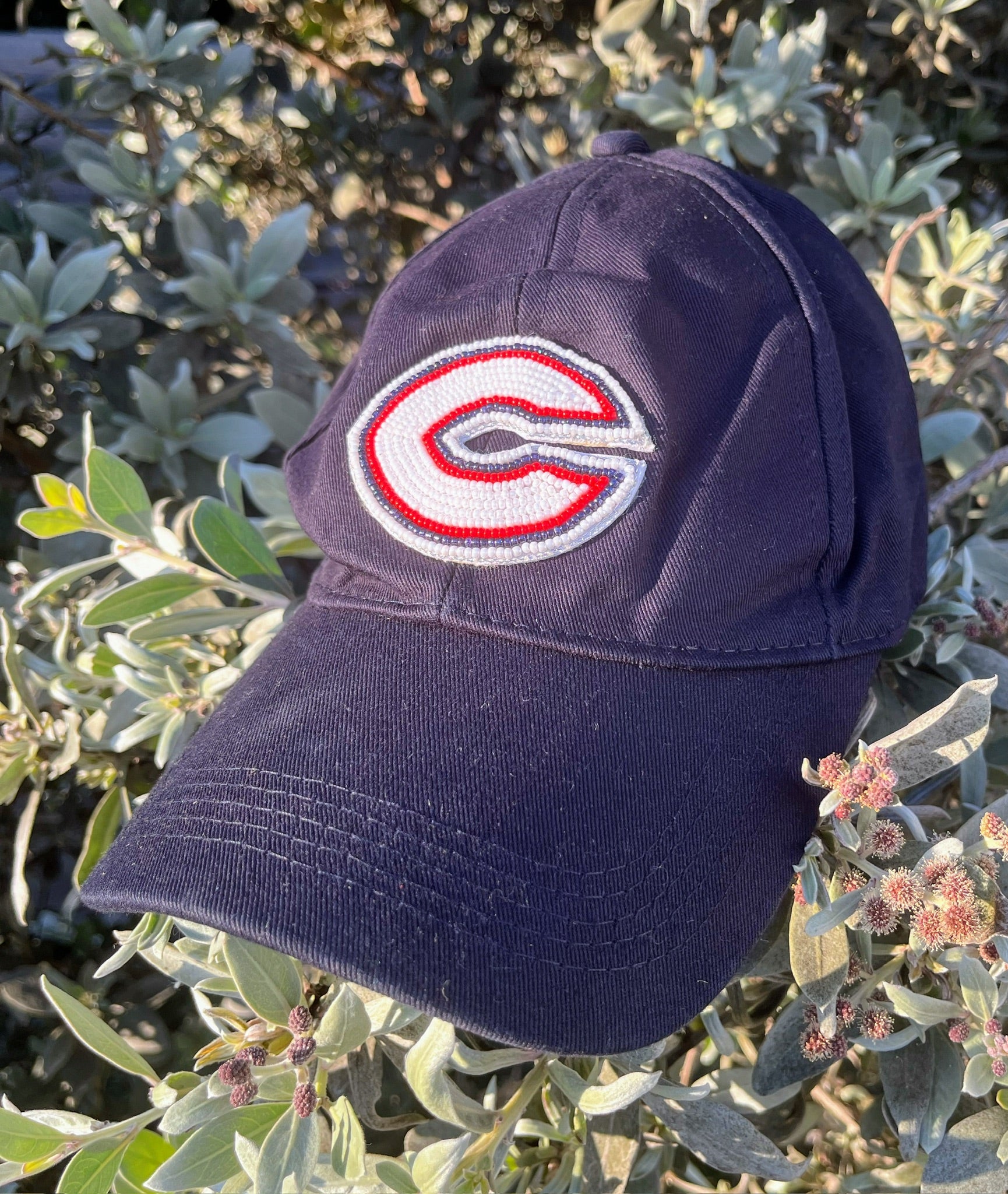 School Spirit Beaded Baseball Hats
