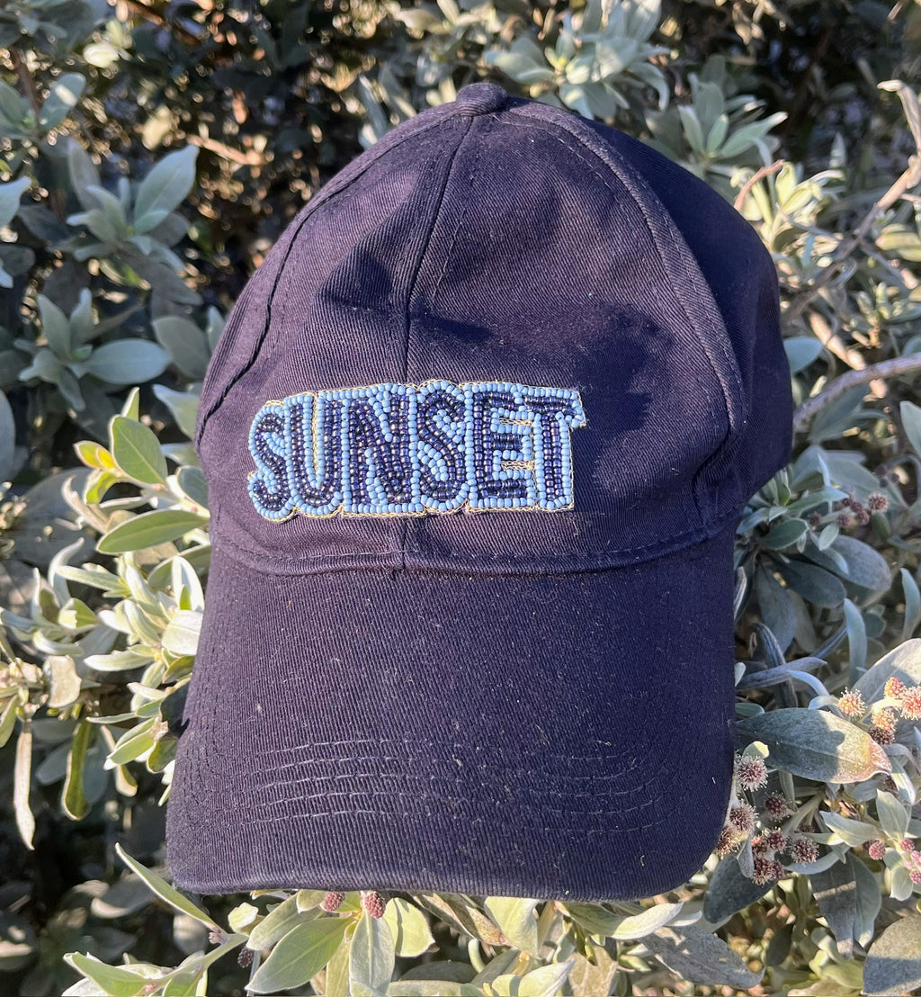 School Spirit Beaded Baseball Hats