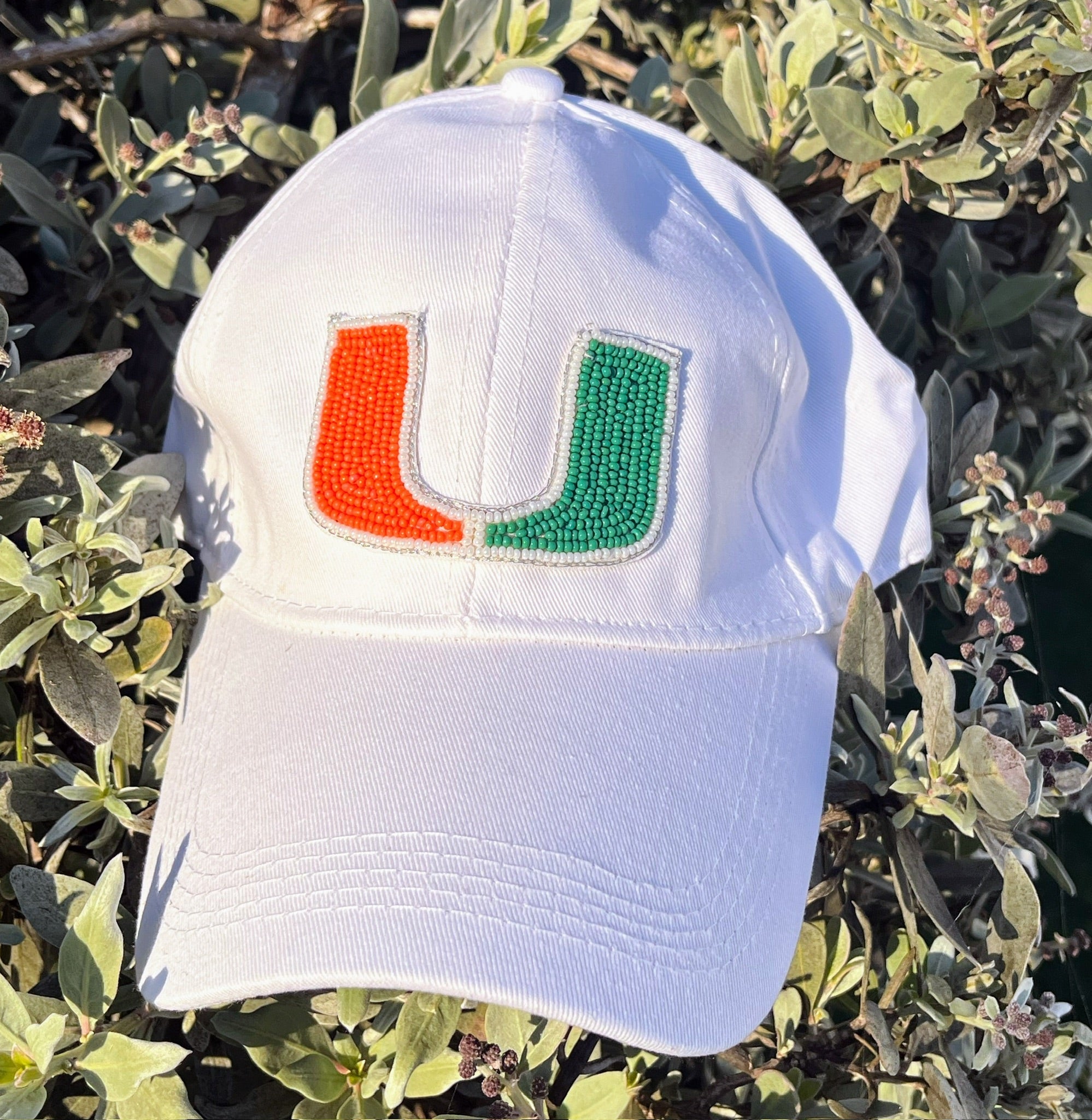 School Spirit Beaded Baseball Hats