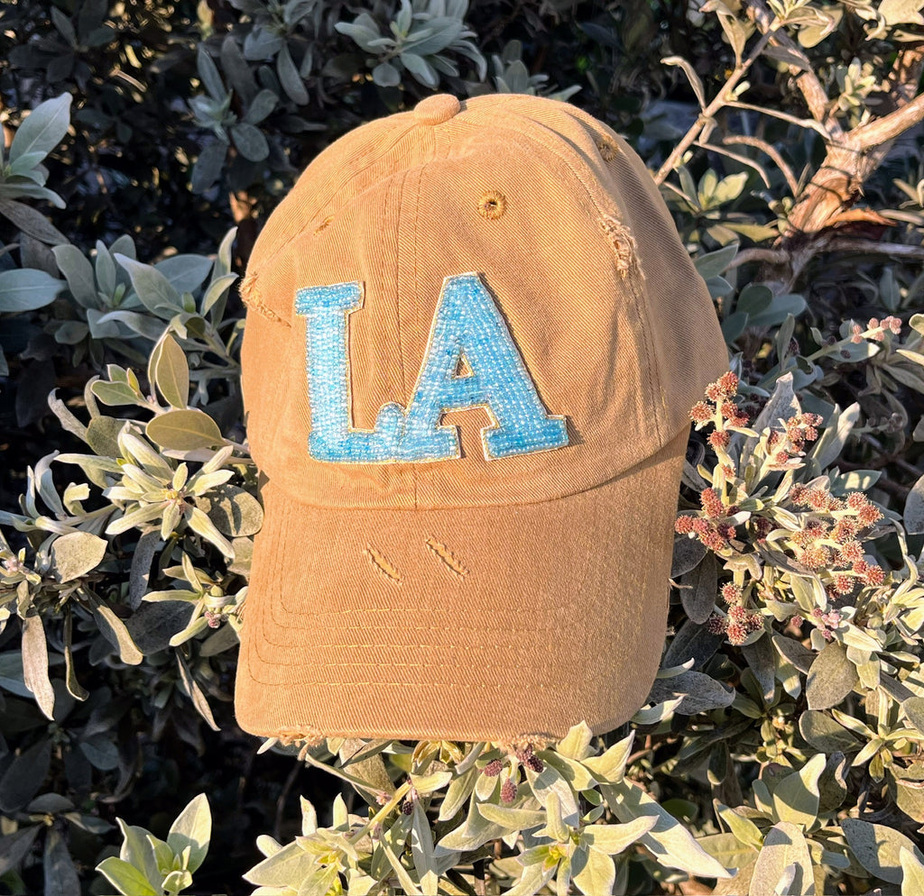 School Spirit Beaded Baseball Hats