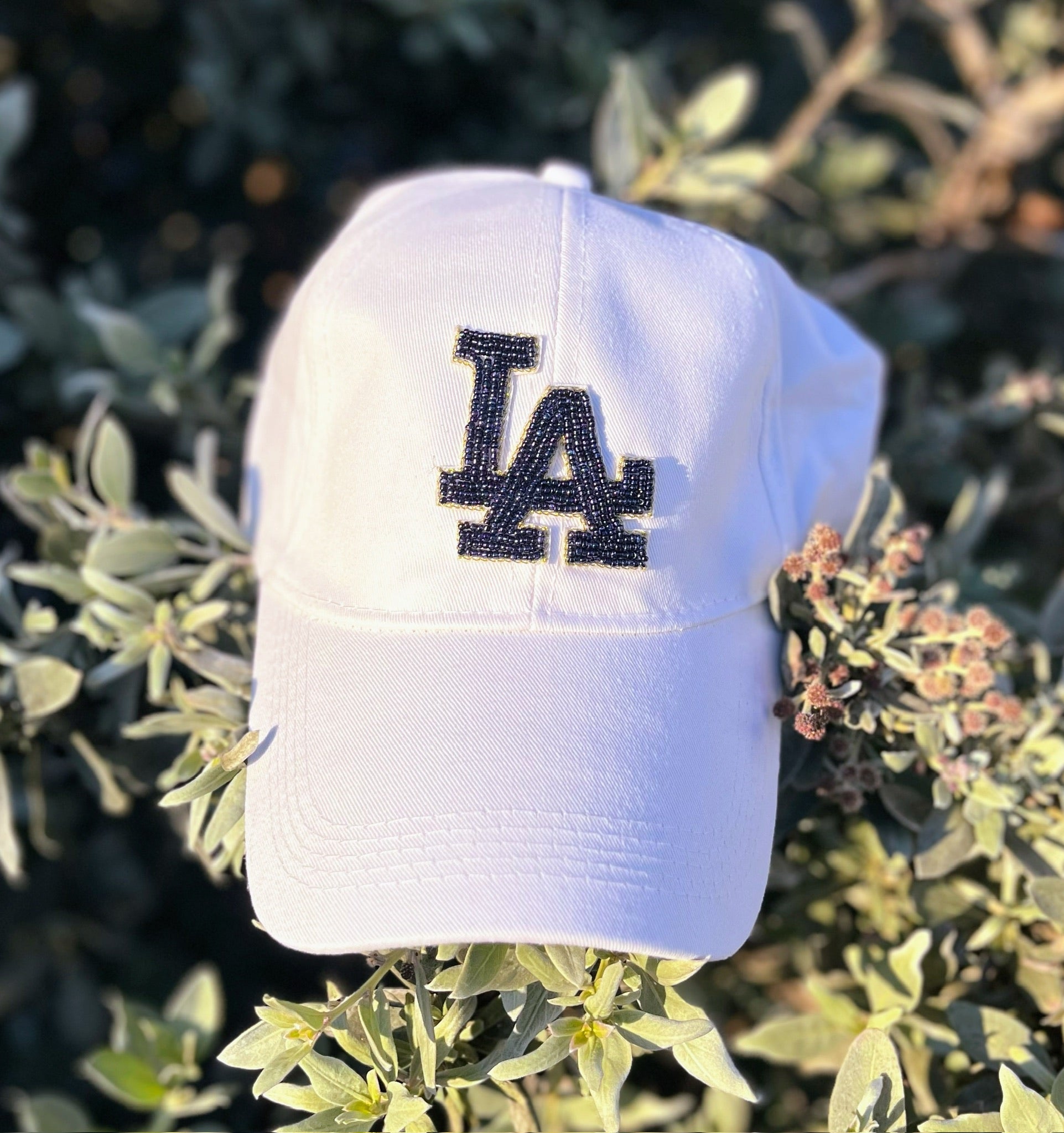 School Spirit Beaded Baseball Hats