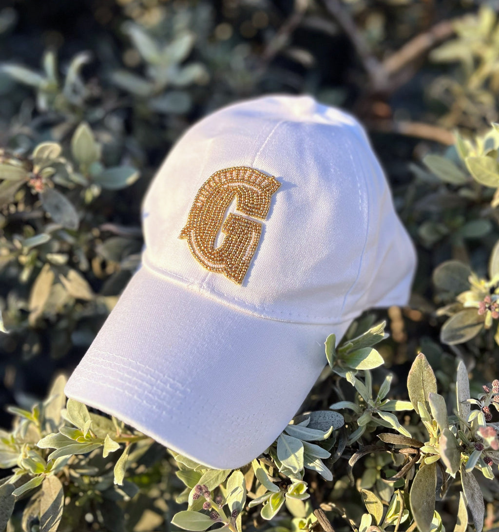 School Spirit Beaded Baseball Hats