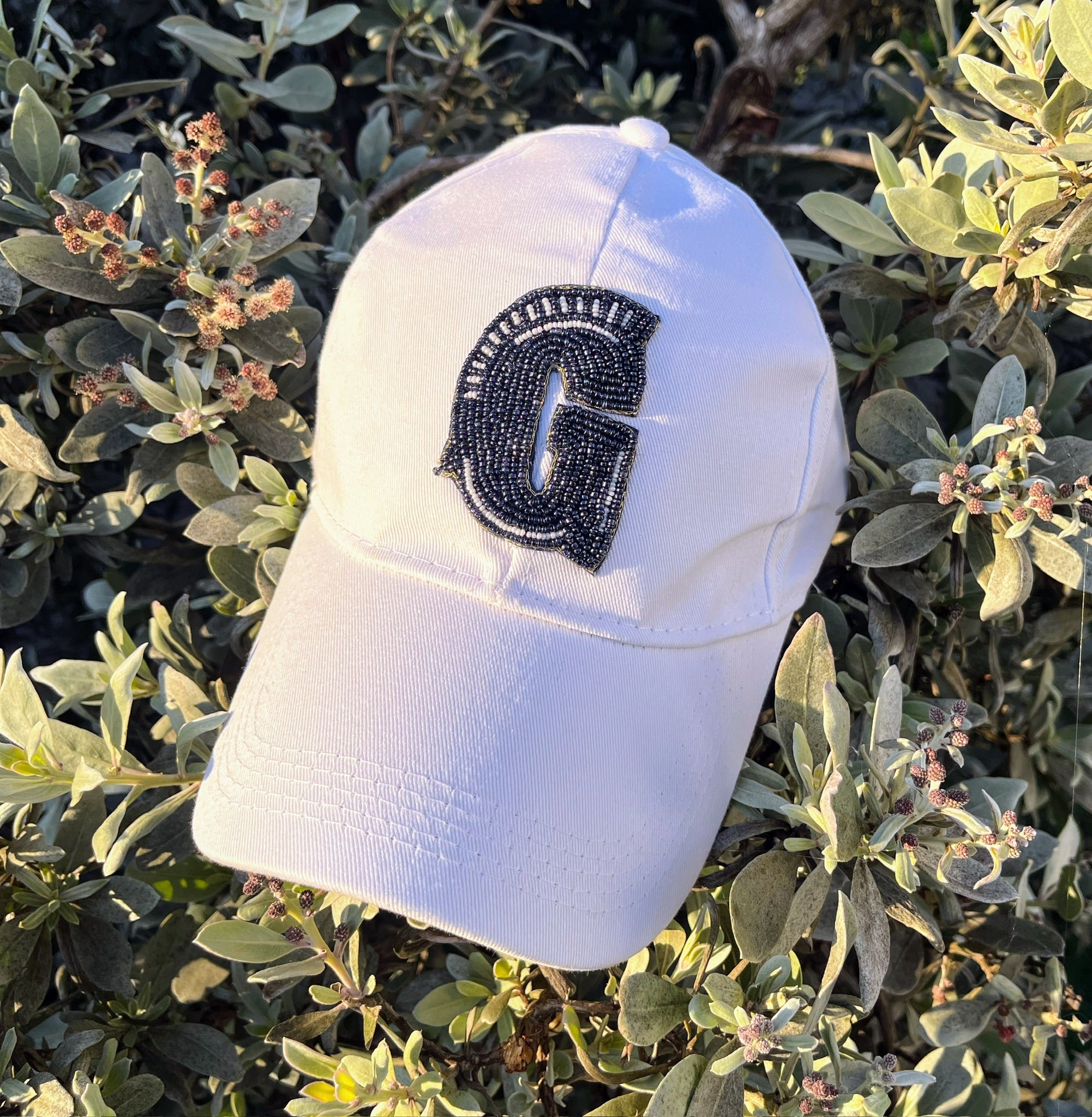 School Spirit Beaded Baseball Hats
