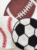 Go Team Beaded Bag