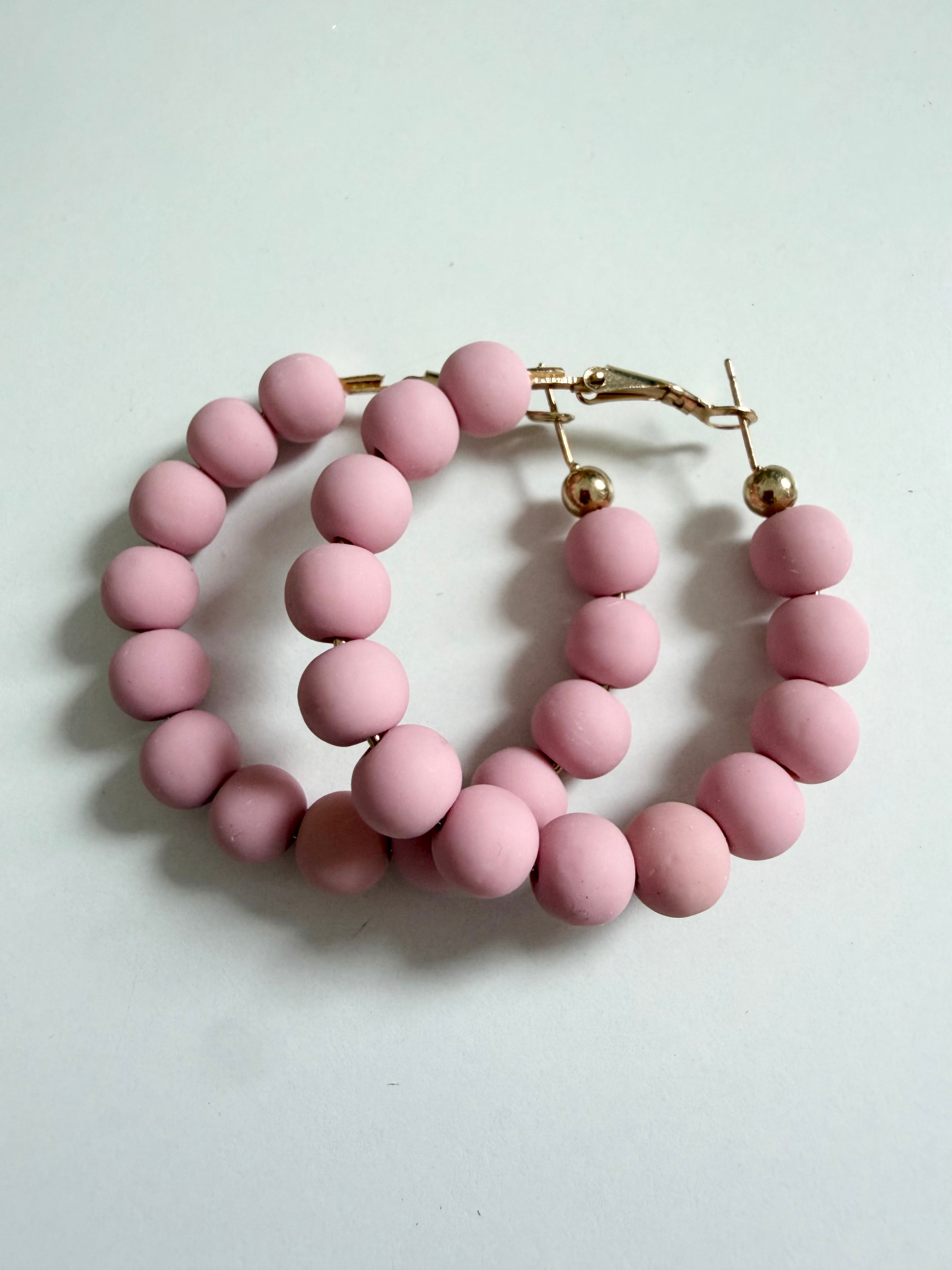 Laurita Beaded Hoops
