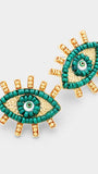 Evil Eye Beaded Studs