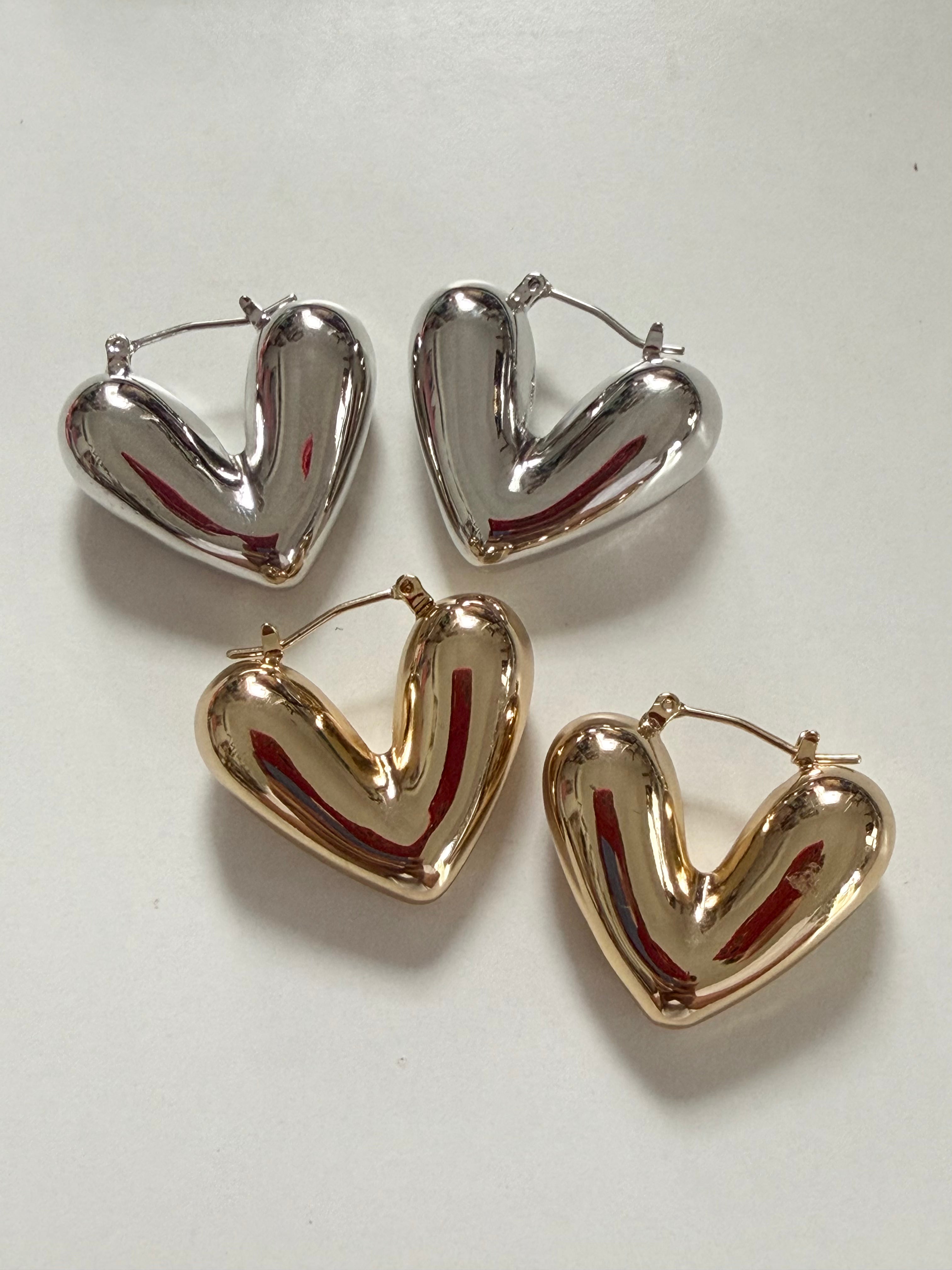 Chunky Heart Hoop