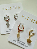 Gold Filled Mini Shell Hoops