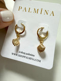 Gold Filled Mini Shell Hoops
