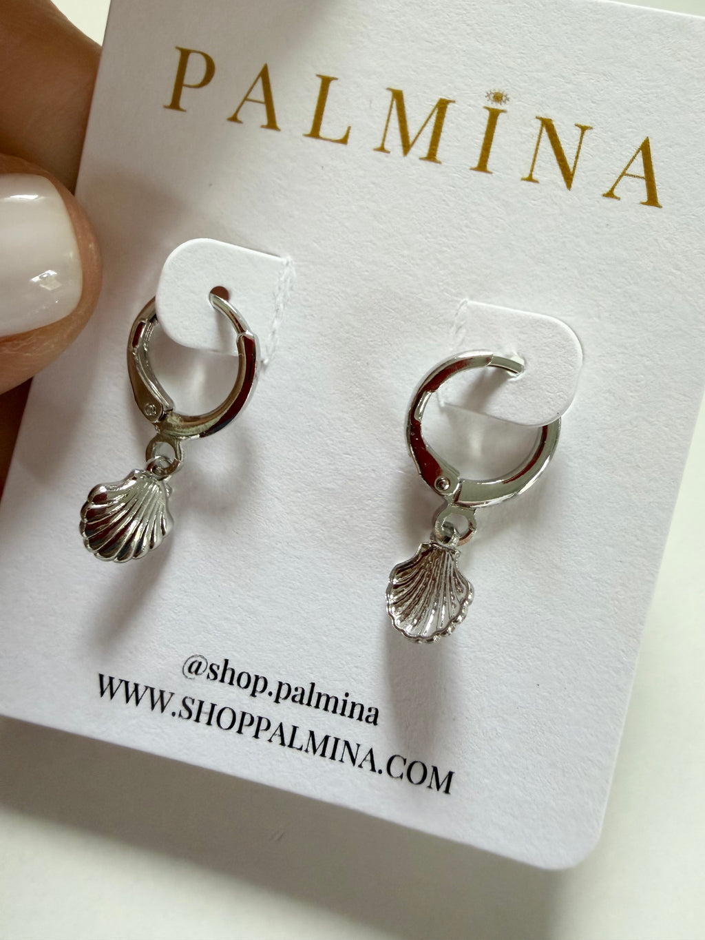 Gold Filled Mini Shell Hoops