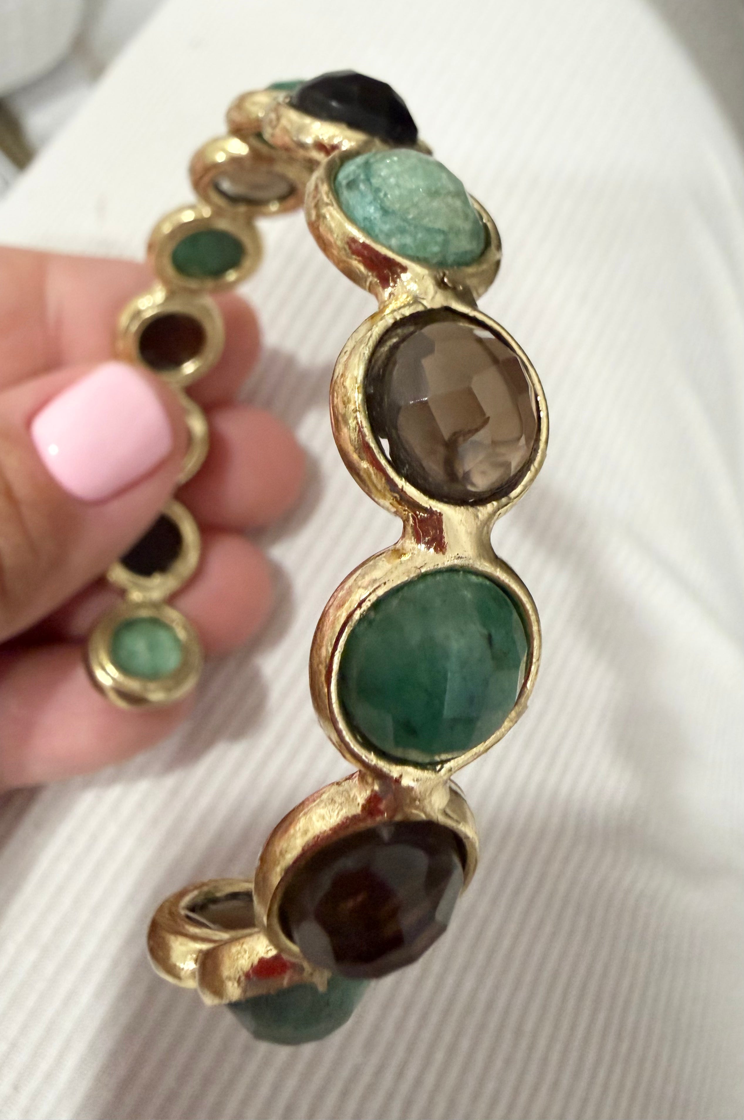 Natural Stone Cuff