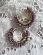 Beaded Hoops - Spring Edition