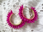 Beaded Hoops - Spring Edition