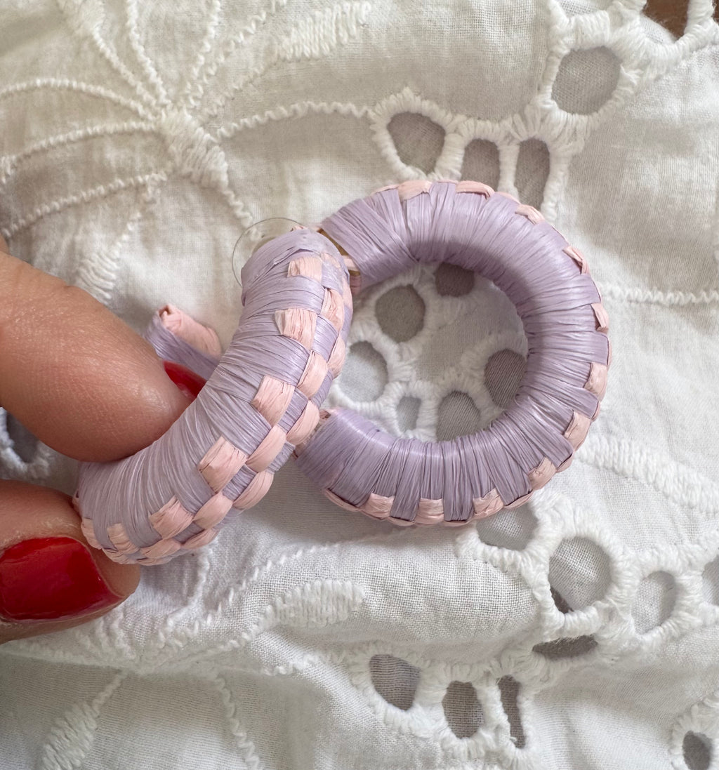 Pastel Paper Hoops
