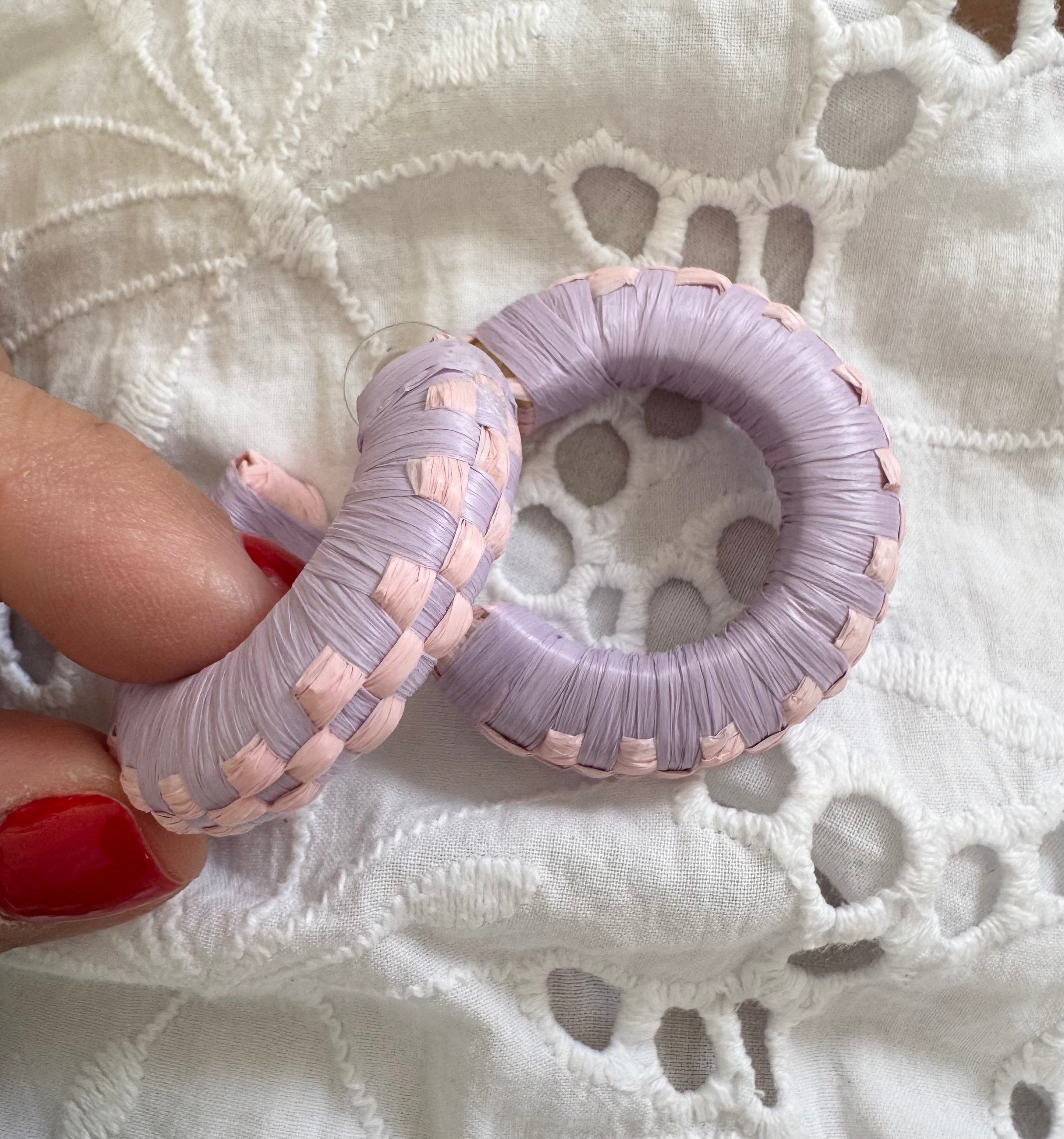Pastel Paper Hoops