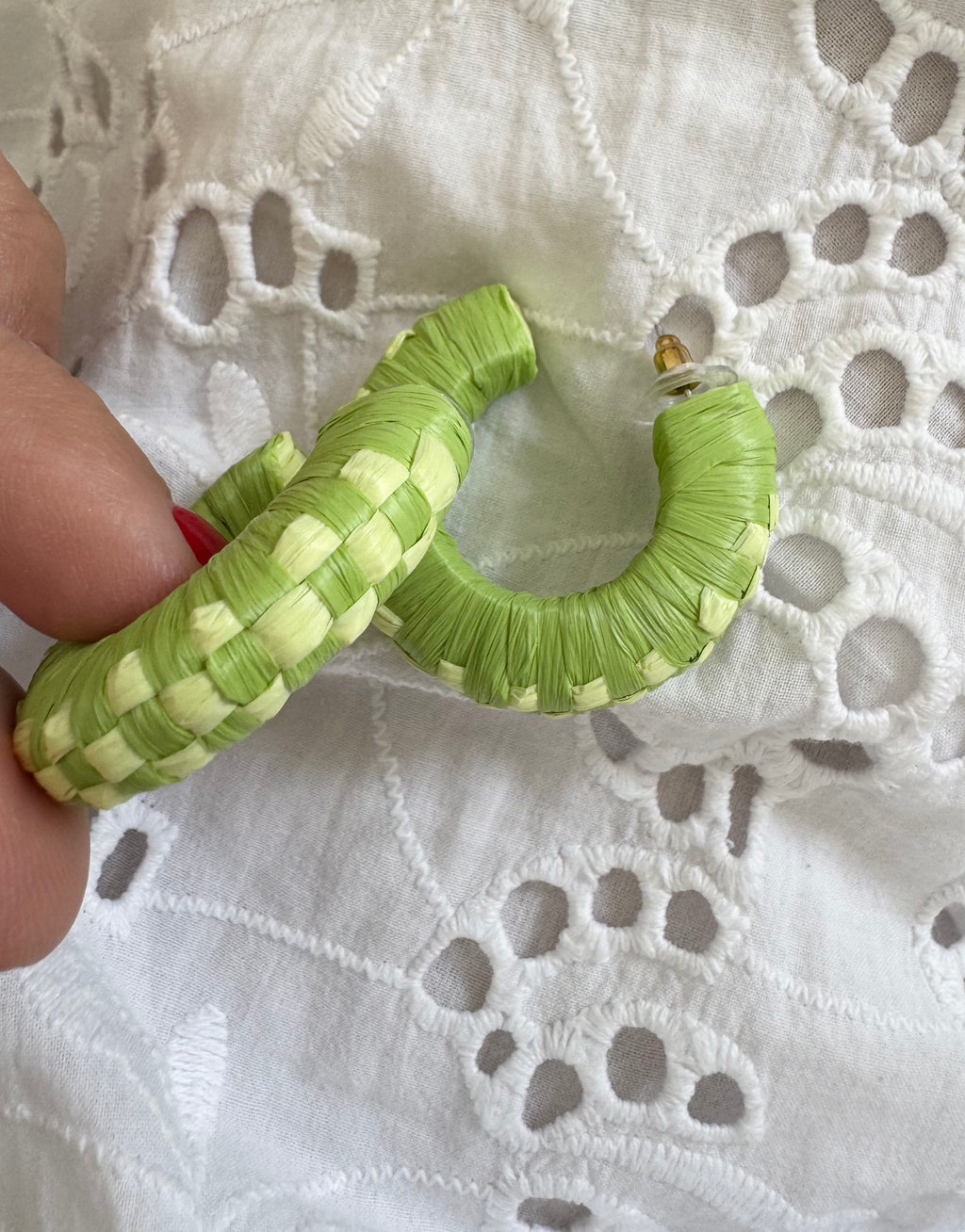 Pastel Paper Hoops