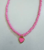 Beaded Heart Necklace