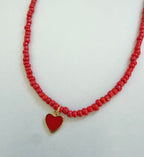 Beaded Heart Necklace