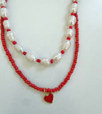 Beaded Heart Necklace
