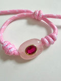 Natural Stone Evil Eye Bracelet