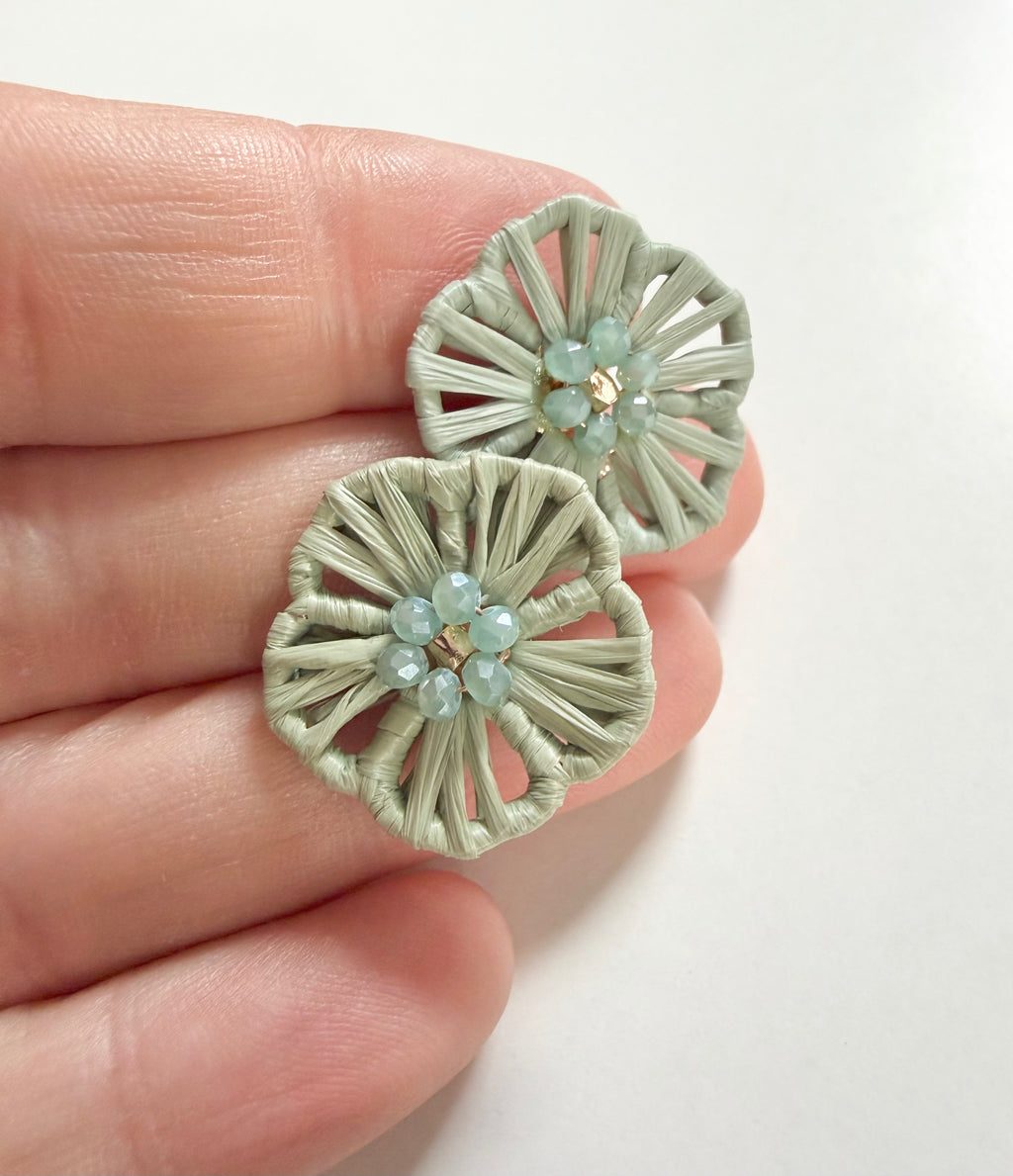 Paper Flower Studs