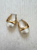 Chunky Pearl Hoop Tip