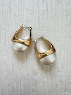 Chunky Pearl Hoop Tip