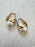 Chunky Pearl Hoop Tip