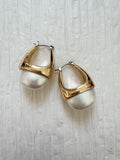 Chunky Pearl Hoop Tip