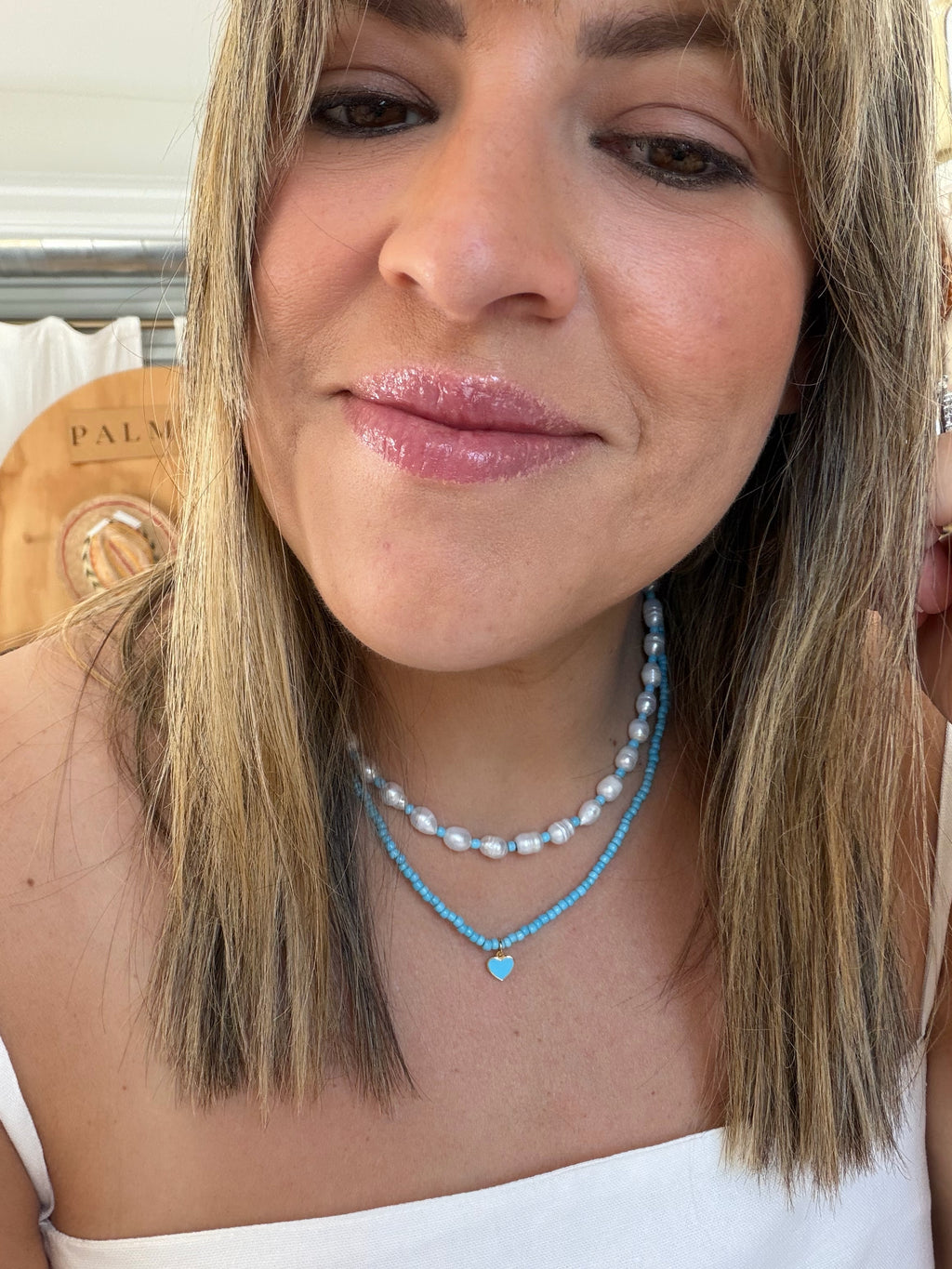 Beaded Heart Necklace