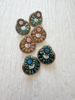 Beaded Wreath Drops