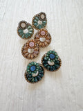 Beaded Wreath Drops