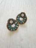 Beaded Wreath Drops