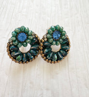 Beaded Wreath Drops