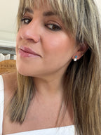Pearl and Turquoise Studs