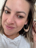 Thread Wrap Moon Style Hoops