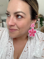 XL Beaded Double Flower