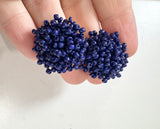 Beaded Button Studs 0918